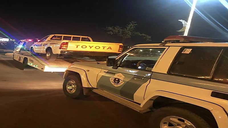 القبض على قائد مركبة مارس التفحيط بالطوال 