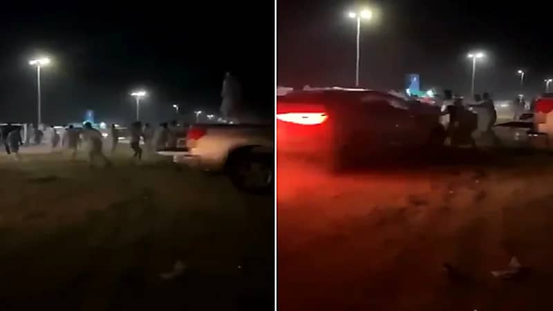 بالفيديو .. مضاربة جماعية في حفر الباطن