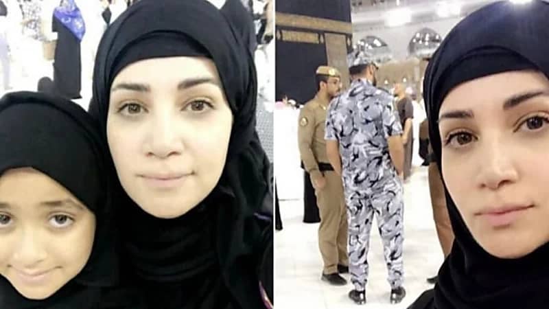 صورة الفنانة ديانا حداد أمام الكعبة تثير جدلاً واسعًا فما قصة الصورة ؟