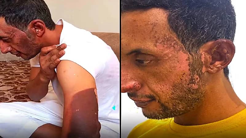 بالفيديو .. مواطن ينقذ طفلا مصريا بعمر 7 سنوات من حريق