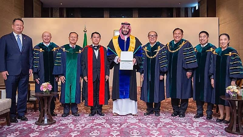 مكانة جامعة كاسيتسارت التايلندية التي منحت ولي العهد الدكتوراه الفخرية