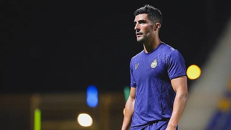 النتائج الأولية لإصابة لاعب النصر