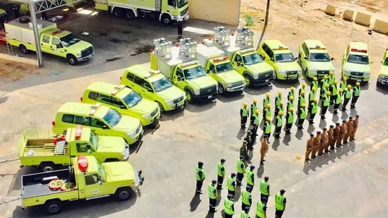 نصيحتان من الدفاع المدني يجب اتباعهما عند هبوب الرياح والعواصف الرملية