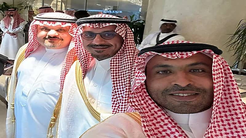 شاهد.. الأمير نواف بن سعد والأمير عبدالرحمن بن مساعد والأمير محمد بن فيصل بعد الفوز 