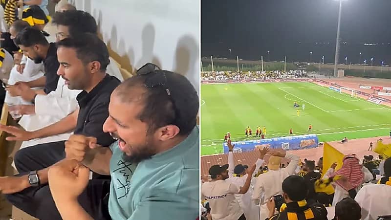 فرحة جماهير الاتحاد بهدف الاتفاق على النصر.. فيديو
