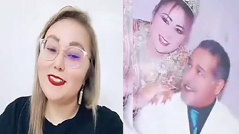 زوجة جاسم النبهان تتباهى بصورة زفافها في بث مباشر ..فيديو