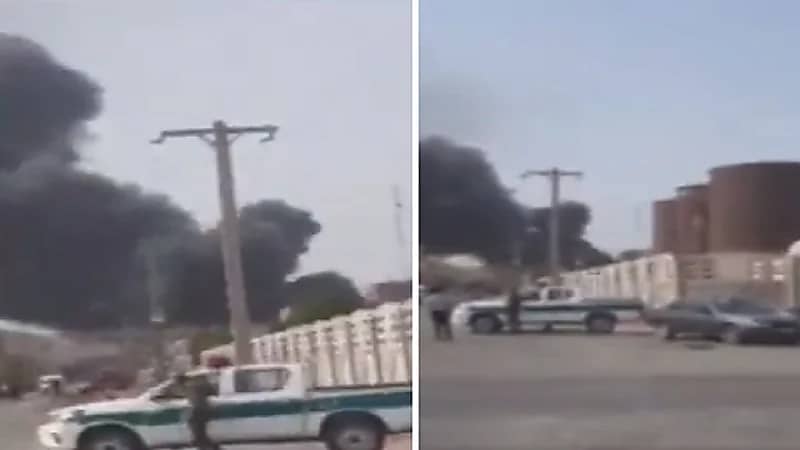 حريق هائل في مصفاة نفط بإيران.. فيديو