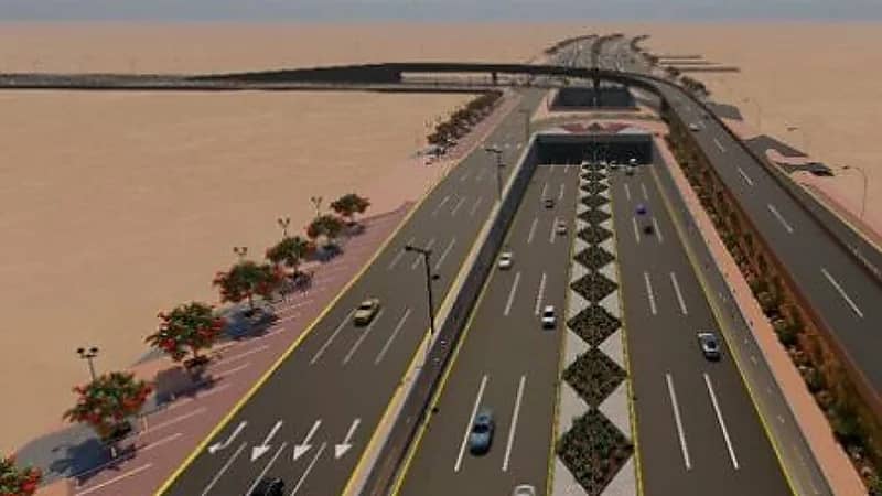 استكمال أعمال نفق وجسر التفافي بالرياض