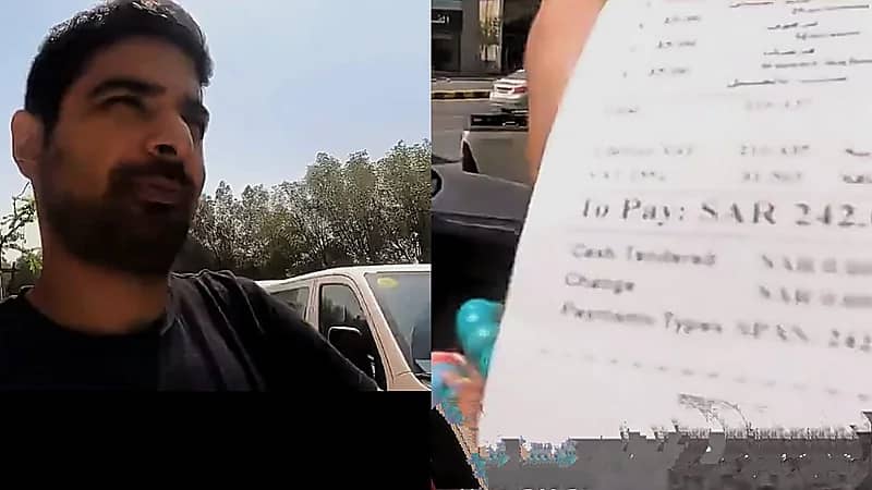 تركي يعبر عن سعادته بعد أن دفع مواطن حساب طعامه  .. فيديو