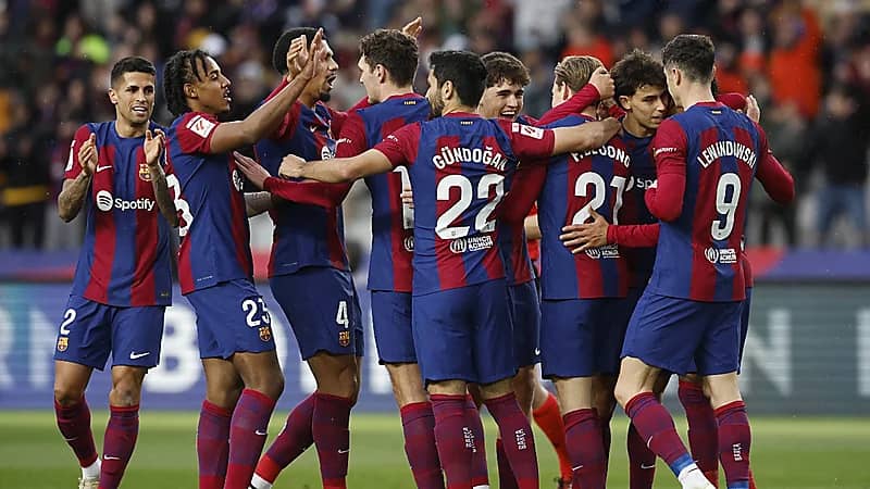 برشلونة يسحق خيتافي برباعية