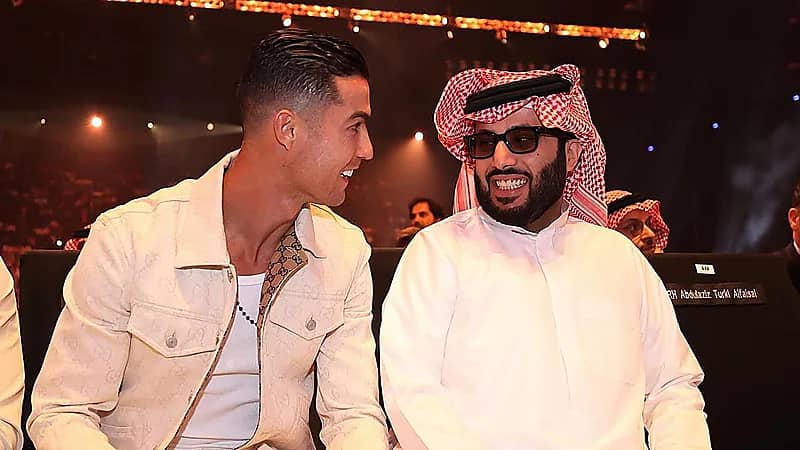 رونالدو من فعاليات حلبة النار: فقط في الرياض   ..  صور