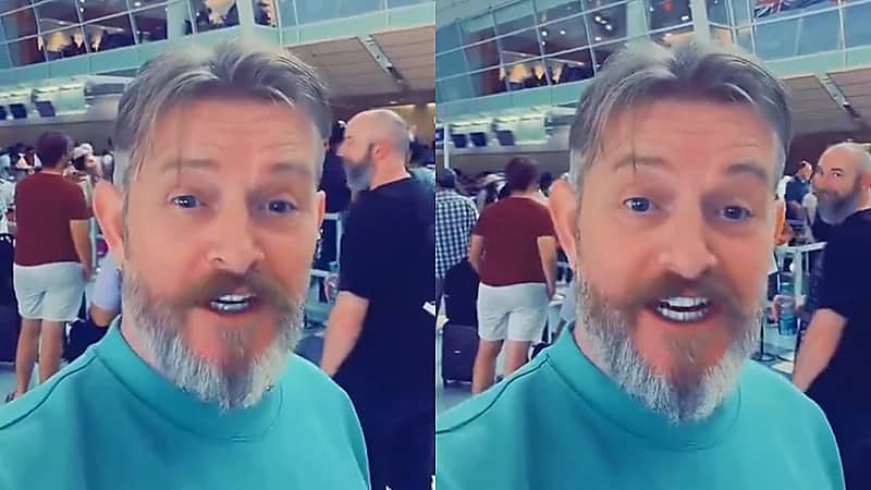 أمريكي يتذمر من بطء الإجراءات في المطارات الأمريكية ويشيد بالمملكة  ..  فيديو