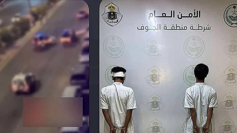 القبض على مفحطين لتعريضهما حياة الآخرين للخطر بالجوف .. فيديو