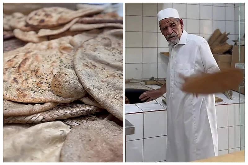 الخباز "عبدالرحمن الربيع" يروى قصته مع الخبز الحساوي بنكهته الأصيلة  ..فيديو