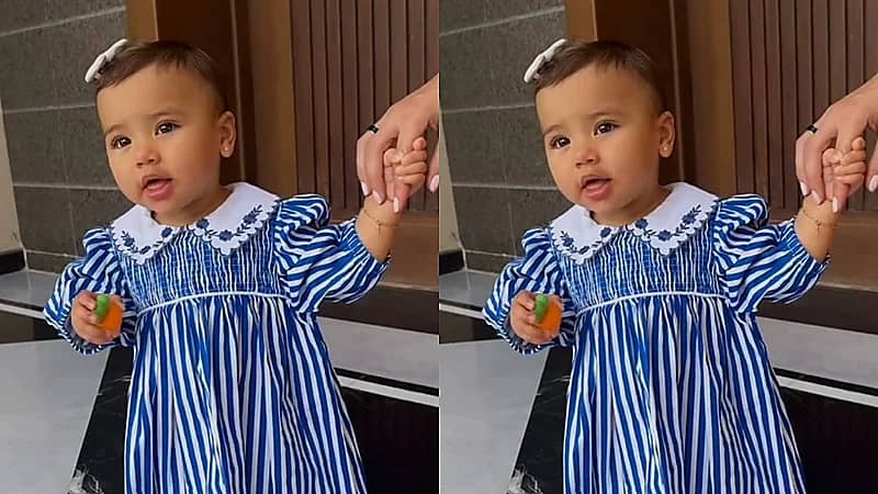 ابنة نيمار تتألق بالأزرق في أحدث ظهور .. فيديو