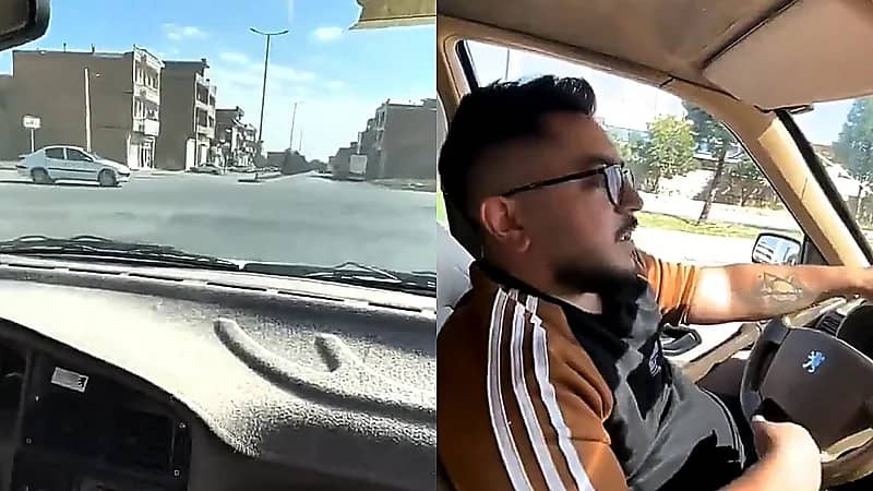 شاب يتعرض لحادث خطير أثناء استعراض مهاراته في القيادة بسيارة معدلة .. فيديو