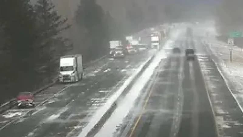 حادث تصادم ضخم بين 100 سيارة في أوريجون نتيجة الطقس السيئ