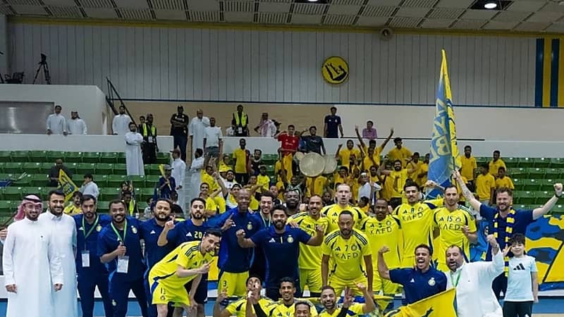 النصر يهزم الابتسام ويواجه الهلال