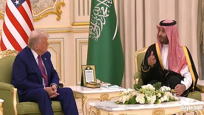 ترامب: أنا وولي العهد نكن لبعضنا كثيراً من الود