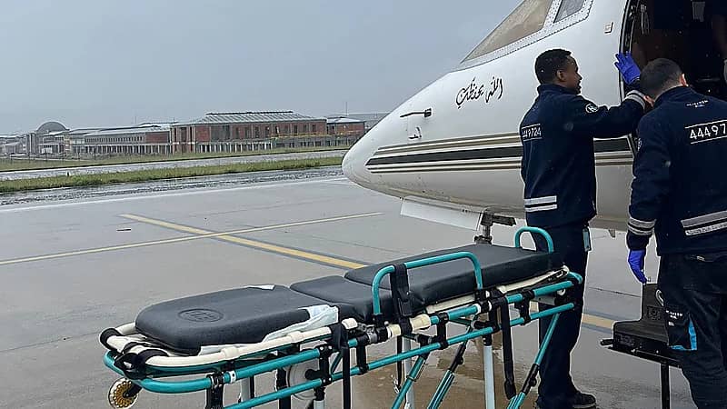 نقل مواطن بواسطة الإخلاء الطبي من إسطنبول إلى المملكة لاستكمال علاجه