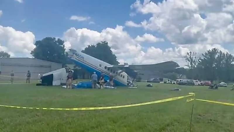 تحطم طائرة صغيرة في ولاية تينيسي الأمريكية على متنها 20 شخصا.. فيديو