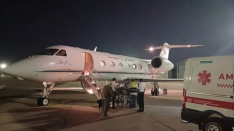 نقل مواطنين من الرباط إلى المملكة بطائرة إخلاء طبي