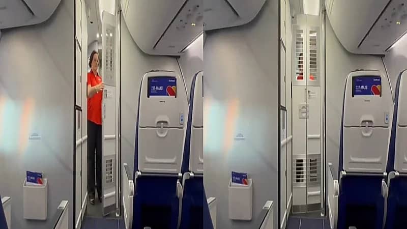 حاجز إضافي داخل الطائرات لأول مرة لمنع الاقتحام.. فيديو