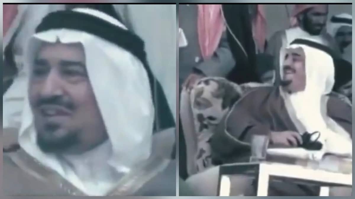 لقطات نادرة للملك خالد خلال رعايته سباق الهجن.. فيديو