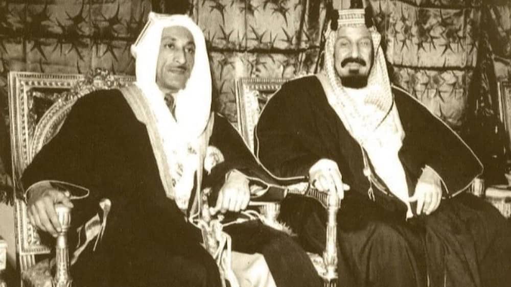 ملك أفغانستان في ضيافة الملك عبد العزيز عام 1948 .. صورة