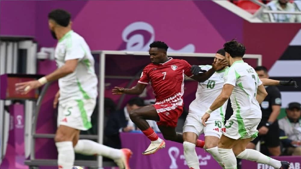التعادل يحسم مواجهة الجزائر والسودان في كأس العرب