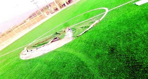 أمن جازان يكثف جهوده للبحث عن مفحط أتلف ملعب الغلفة