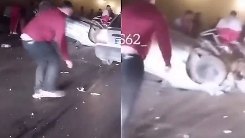 أحد مشجعي نساجي يلقى مصرعه بطريقة مأساوية بعد لقاء الهلال .. فيديو