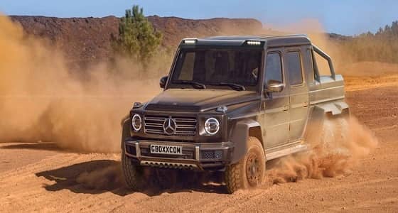 مرسيدس G-Class الجديدة كلياً تتحول الى وحش بست عجلات