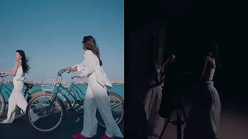 نارين وشيرين وسيدرا بيوتي يستمتعن بسحر جدة والبحر الأحمر .. فيديو