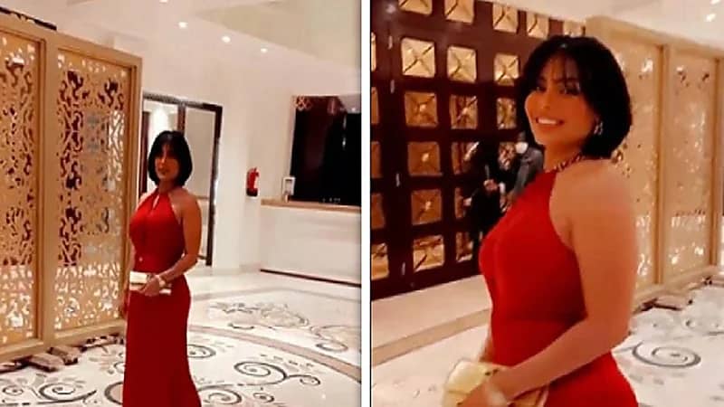 بالفيديو.. بدور البراهيم تثير الجدل بفستان مكشوف وضيق