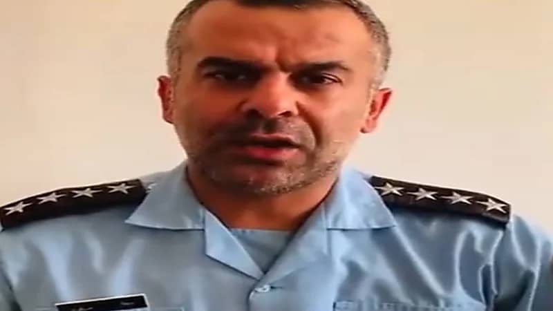 شاهد.. ضابط إيراني يعلن انشقاقه لدعم المحتجين في طهران