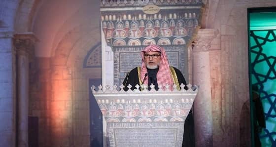 بالصور.. وزير الشؤون الإسلامية: نصرة القدس فرض لازم لا محيد عنه
