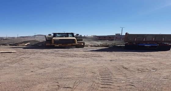 إزالة تعدي بالعوالي بمساحة 9235 م2