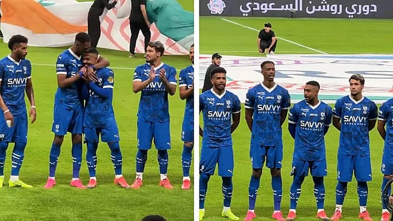 مالكوم يحاول ترديد النشيد الوطني بمساعدة كنو .. فيديو