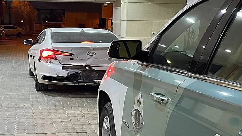 ضبط قائدة مركبة كادت تتسبب في كارثة