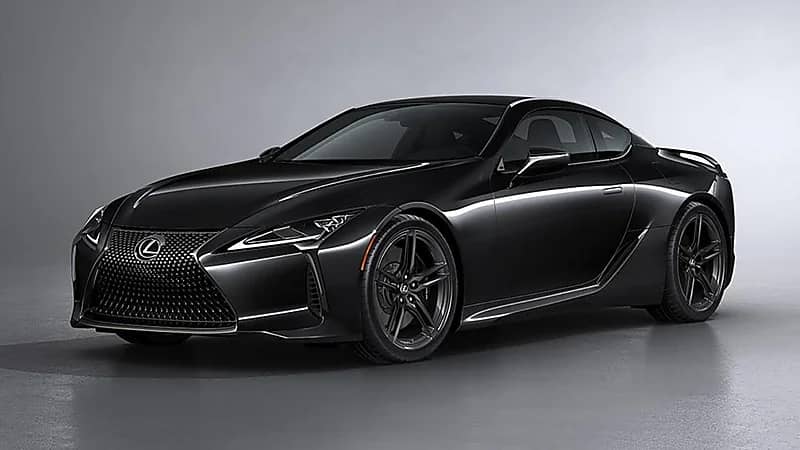 بالصور.. لكزس تريح الستار عن LC كوبيه بلاك انسبريشن