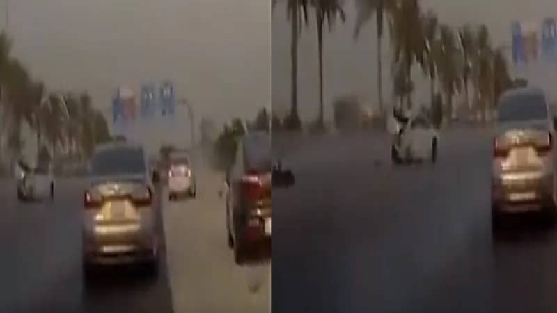 بالفيديو.. حادث مروع على أحد الطرق السريعة في الدمام