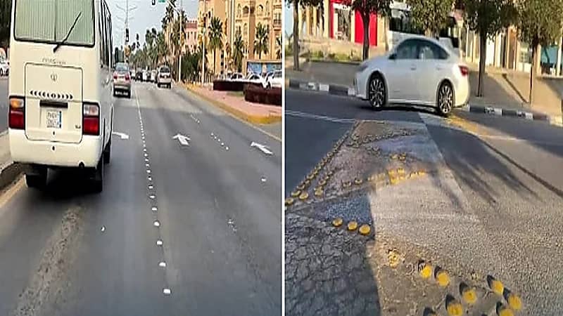 بالفيديو.. مطالب بإعتماد الدهانات الأرضية على الطرق بدلاً من "عيون القطط"