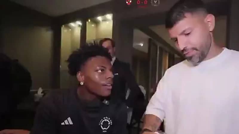 مناوشة طريفة بين أغويرو وسبيد بسبب ميسي ورونالدو.. فيديو