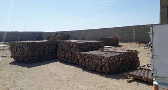 " أمن الرياض " تضبط 90 سقالة حديدية مجهولة المصدر