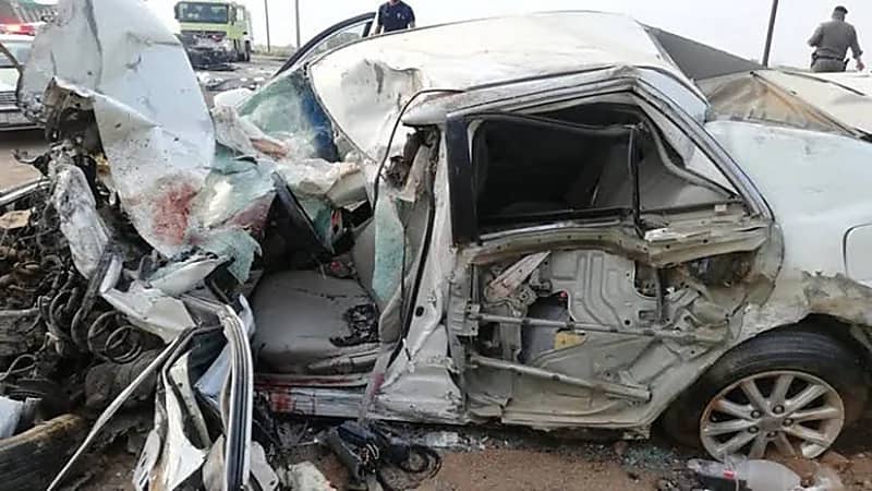 وفاة شخص في حادث تصادم مروع بجازان