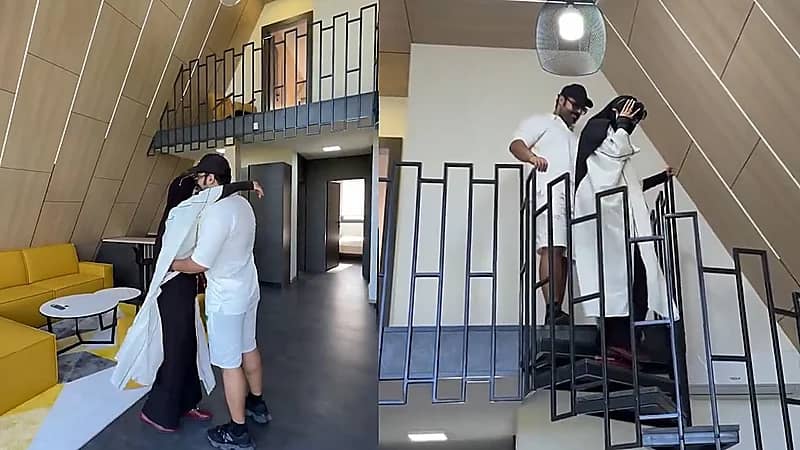 العنود اليوسف تستعرض منزلها الجديد في البوسنه وتحتضن زوجها .. فيديو