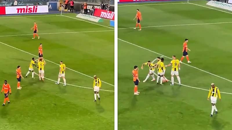 اشتباك بين تاليسكا وزميله في الدوري التركي .. فيديو