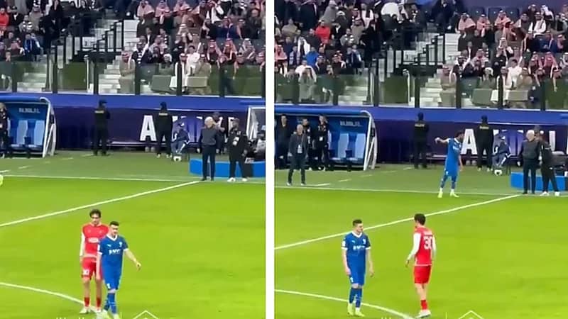 ردة فعل الحمدان تجاه صافرات الاستهجان ضد علي البليهي .. فيديو