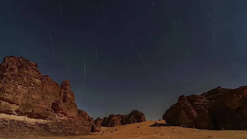 العُلا تحتضن فعالية لرصد زخة شهب البرشاويات في 12 أغسطس الحالي